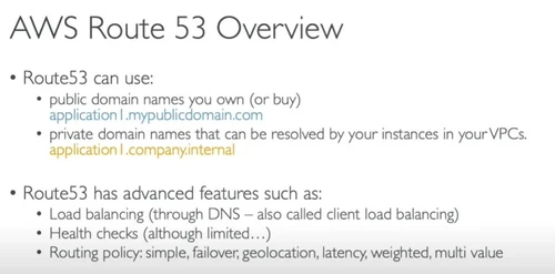 Amazon Route 53-Advanced Features